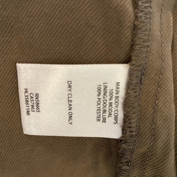 Trouvé Women's Brown Drape Front Military Jacket - Picture 5 of 5